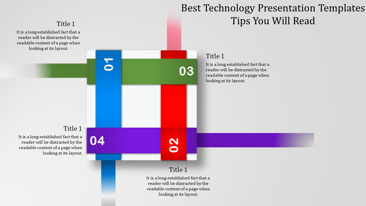 Four Node Technology Presentation Templates